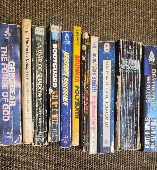 Vintage LOT of 11 Sci-Fi PB books 1960s-2000s - Picture 8 of 8
